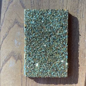Gold glitter J. Crew magic wallet